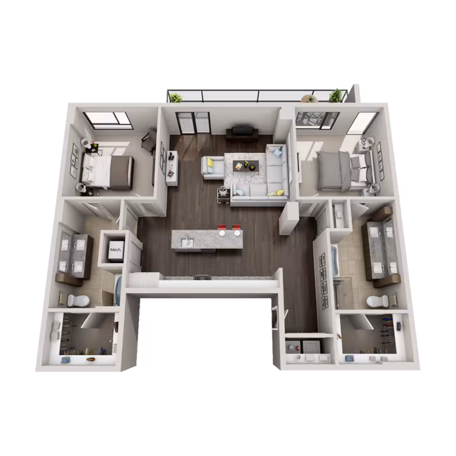 The Felipe 1-852 floor plan